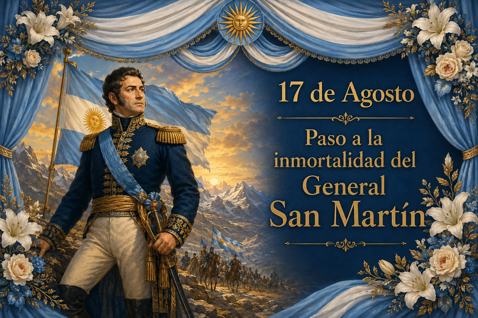 Telón Escolar San Martín